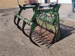 Homemade Skid Steer Hay Grapple 