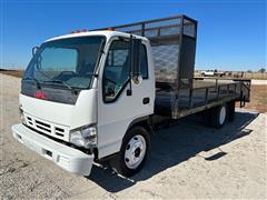 2006 GMC W4500 S/A Flatbed Truck W/Landscaping Bed 