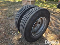 11R24.5 Dual Truck Tires And Rims 