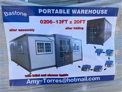 2023 Bastone 0206-13FTx20FT Portable Warehouse Building 