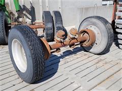 Axle w/ 11R24.5 Tires & Aluminum Rims 