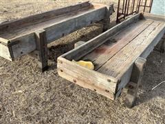 Wooden Feed Bunks 