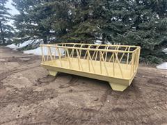 Double Bale Hay Feeder W/Trough 