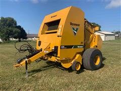 2022 Vermeer 605N Cornstalk Special Round Baler 