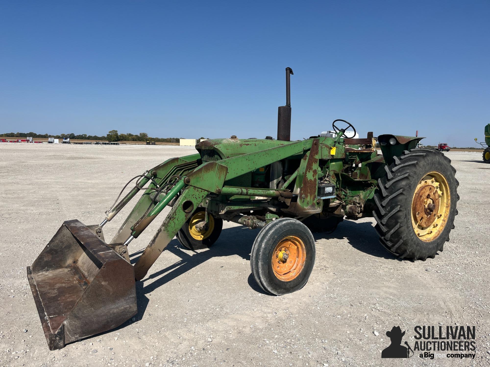 John Deere 4020 2wd Tractor W/Loader 