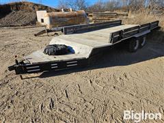 T/A Shop Made Flatbed Tilt Trailer 