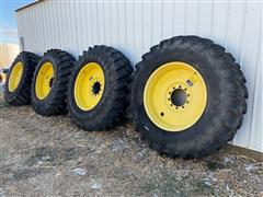 Firestone 520/85R38 Sprayer Flotation Tires On Rims 