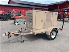 2007 Jet Electric EZ-20 50kw Portable Standby Diesel Generator 