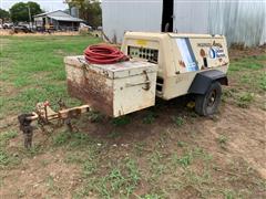 1995 Ingersoll Rand P100WD Portable Air Compressor 