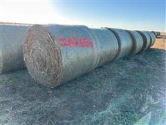 Wheat/Crabgrass Mix Round Bales 