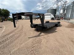 2008 Titan Gooseneck T/A Tiltbed Trailer 