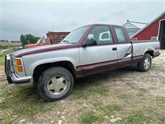 1996 GMC Sierra 1500 4x4 Extended Cab Pickup 