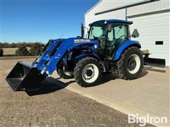 2015 New Holland PowerStar T4.75 MFWD Tractor W/Loader & Blade 