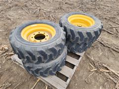 10-16.5 Skid Steer Rims/Tires 