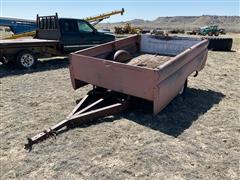 Homemade S/A Pickup Box Trailer 