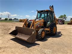 2012 Case 580 Super N WT 4x4 Loader Backhoe W/4-IN-1 Bucket & Extendahoe 