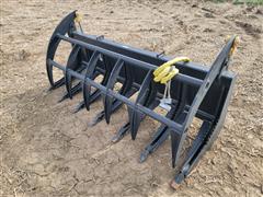 2023 Mid-State Brush Grapple Skid Steer Attachment 