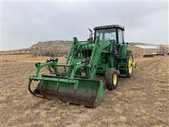 1996 John Deere 7700 2WD Tractor W/Duals 