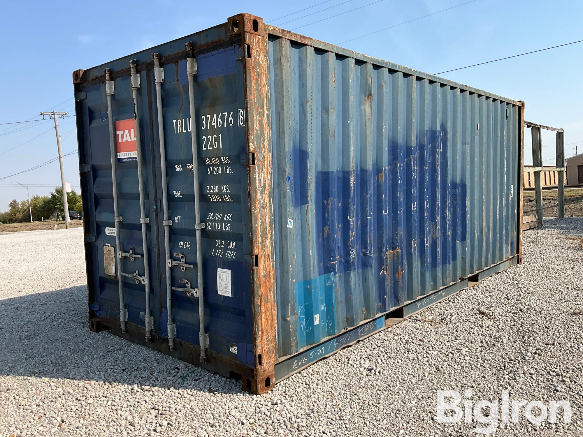 2008 CIMC 20’ Storage Container 