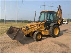 1993 Ford 555D 4x4 Loader Backhoe W/Extendahoe 