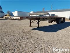 1991 Reitnouer 48' Spread Axle Aluminum Flatbed Trailer 