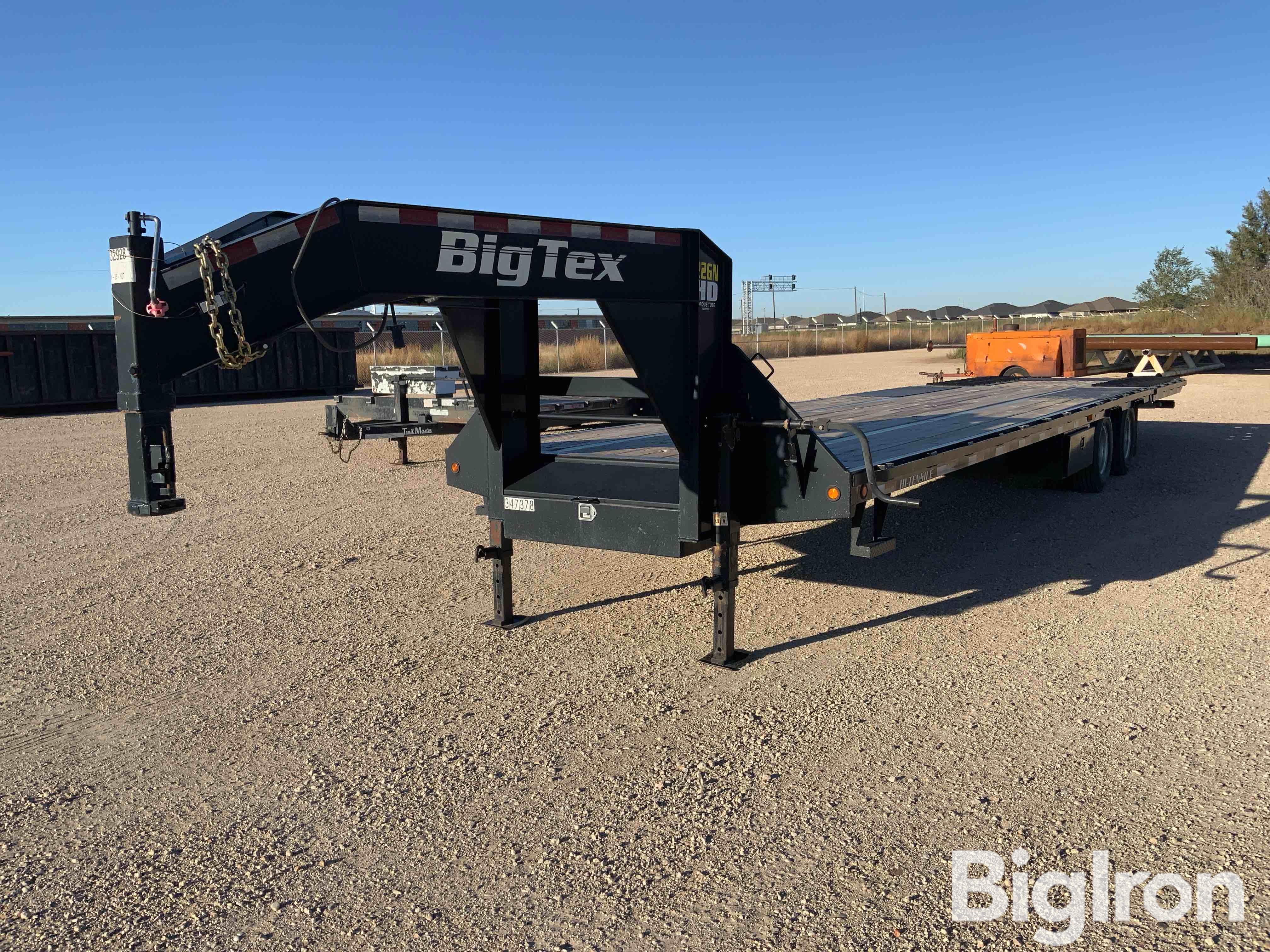 2015 Big Tex 22GN-35-HDT 35' T/A Gooseneck Flatbed Trailer 