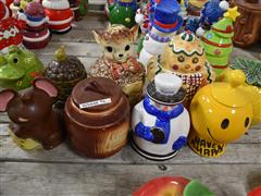 Large Quantity Of Cookie Jars 