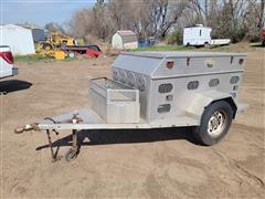 S/A 4-Compartment Dog Trailer 
