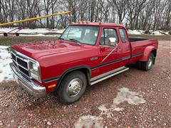 1992 Dodge Ram 350 Cummins Turbo Diesel Extended Cab Pickup 