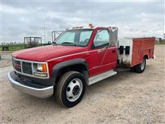 1991 GMC Sierra 3500 SL HD 2WD Service Truck 