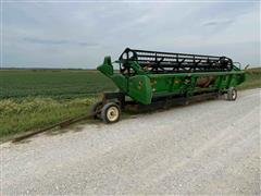 2004 John Deere 625F HydraFlex Platform Header W/Header Trailer 