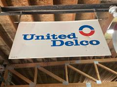 United Delco Metal Sign 