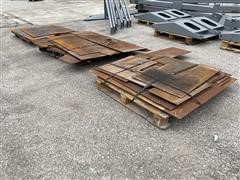 Industrial Steel Remnants *Pallet 22, 24 & 25- Various Sizes 