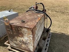 Square 110 Gal Portable Fuel Tank 