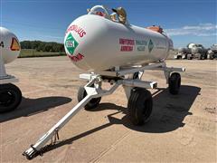 1,000-Gallon NH3 Tank On Running Gear 