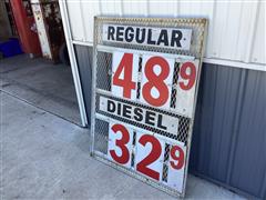 Gas Price Sign 