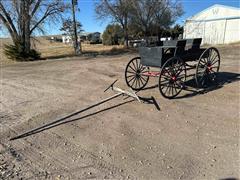 Democrat Horse Drawn Wagon 