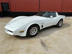 1982 Chevrolet C3 L82 Corvette 2-Door Coupe W/ T-Top 