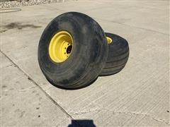 Firestone & Goodyear 21.5Lx16.1 Flotation Tires & Rims 