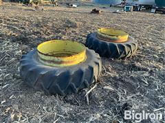 John Deere Rear Rim & Tires 