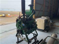 John Deere 6404DR-20 Diesel Power Unit On Stand 