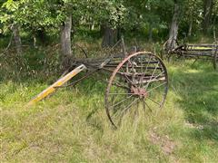 Antique Hay Rake 