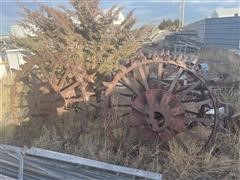 5' Steel Antique Tractor Wheels 