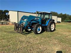 1992 Ford 8240 MFWD Tractor W/Loader 