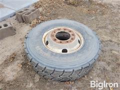 Michelin 315/80R22.5" Truck Tire & Rim 