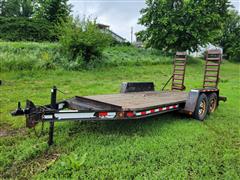 2012 Towmaster TC-12D T/A Flatbed Trailer 