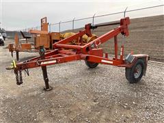 2000 Duo Lift RC120L60B Self-Loading S/A Cable Reel Trailer 