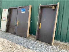 Interior Steel Doors W/Steel Frames 