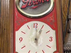 Stroh's Clock 