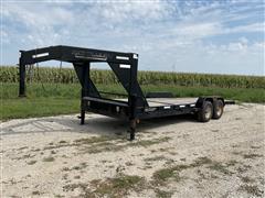 2013 Rice Trailers PTHG22 T/A Flatbed Trailer 